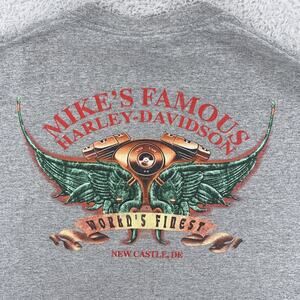 Harley-Davidson Shirt Mens XL Gray Mike's Famous Heritage Tradition Motorcycle